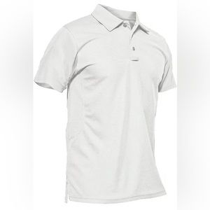 MAGCOMSEN Men's Polo Shirt Quick Dry Performance  Short Sleeve Tactical Shirt